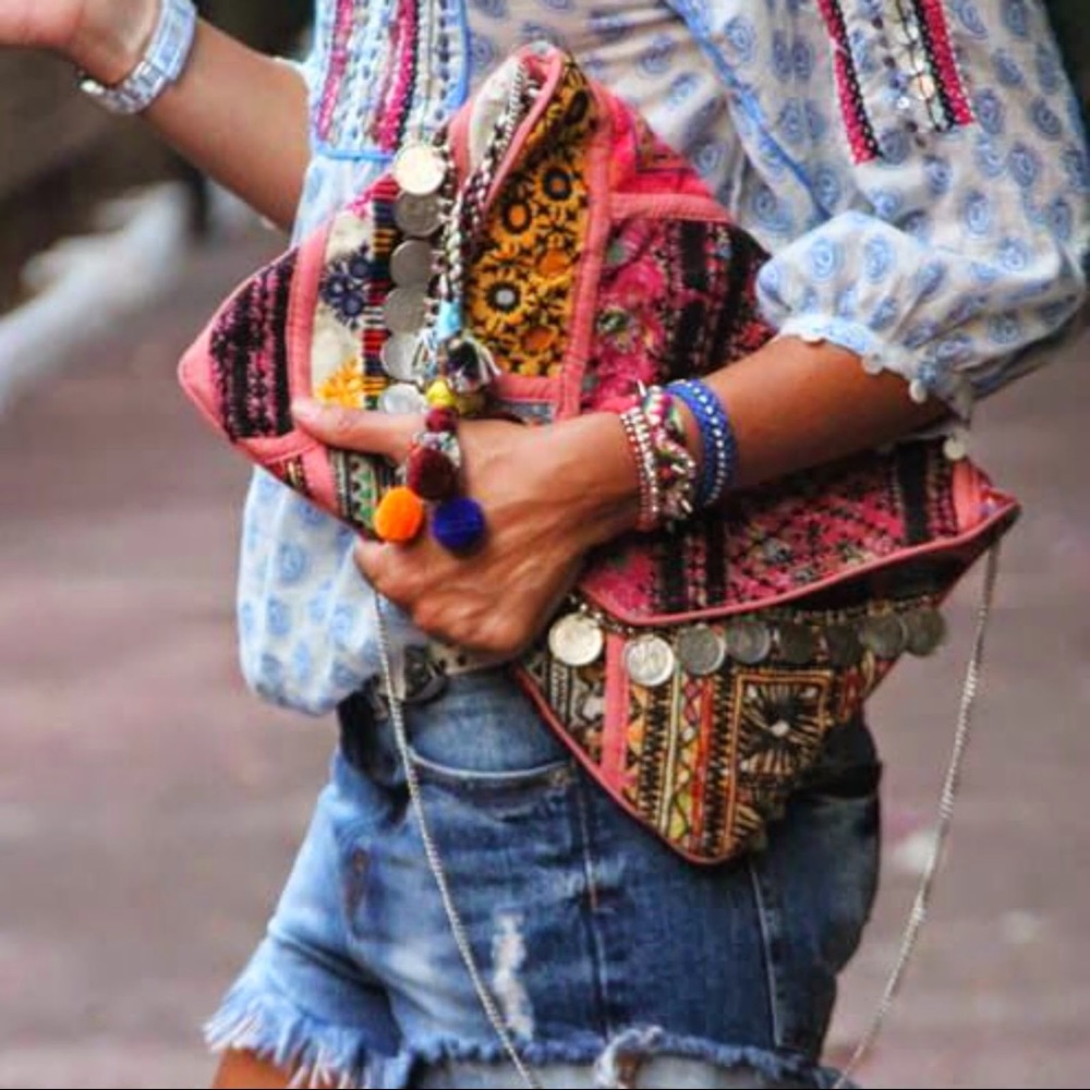 Boho clutch